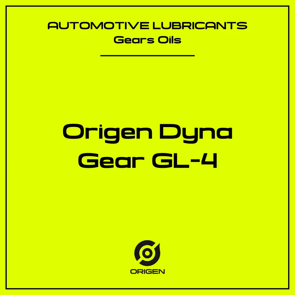 Origen Dyna Gear SAE 80W-90 GL-4 - 20L