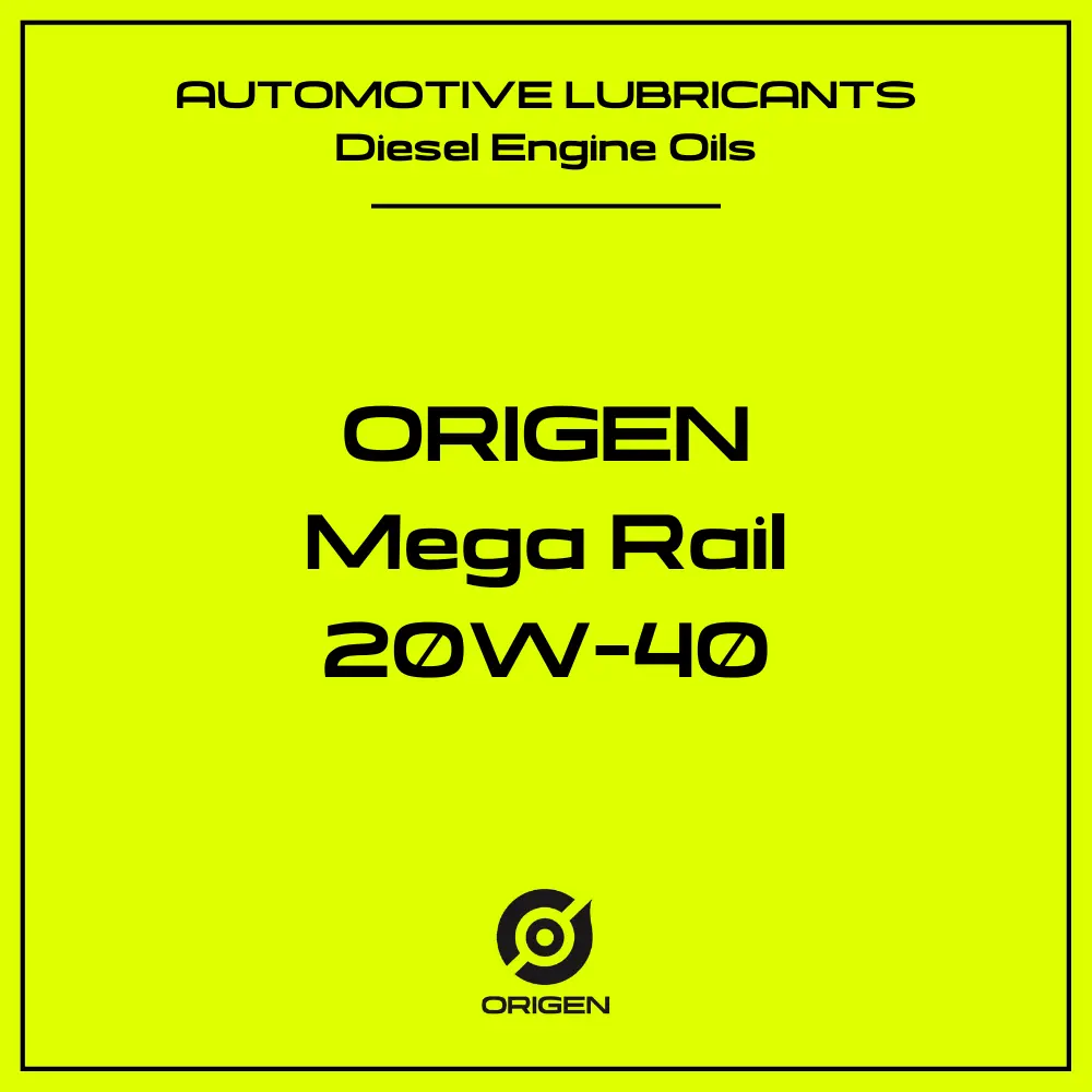 Origen Mega Rail 20W-40 - 210L