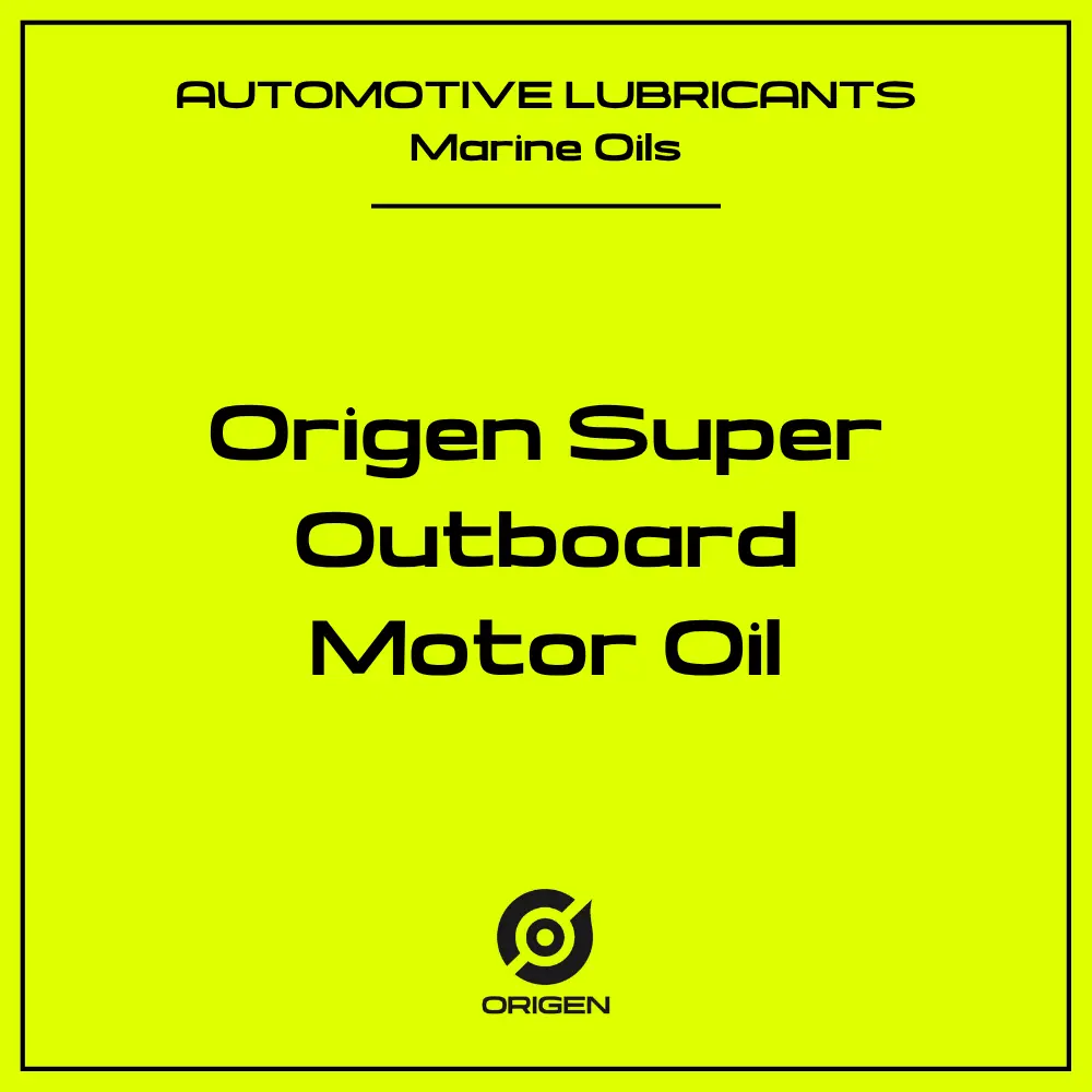 Origen Super Outboard Motor Oil TC-W3 - 12*1L